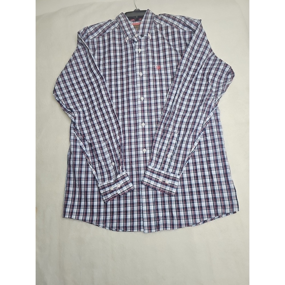 Ariat Pro Series  Shirt  Multicolor Plaid Long Sleeves Men's Size M